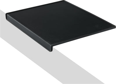 Tapete silicona para café expreso negro antideslizante 9.8x7.8pulg