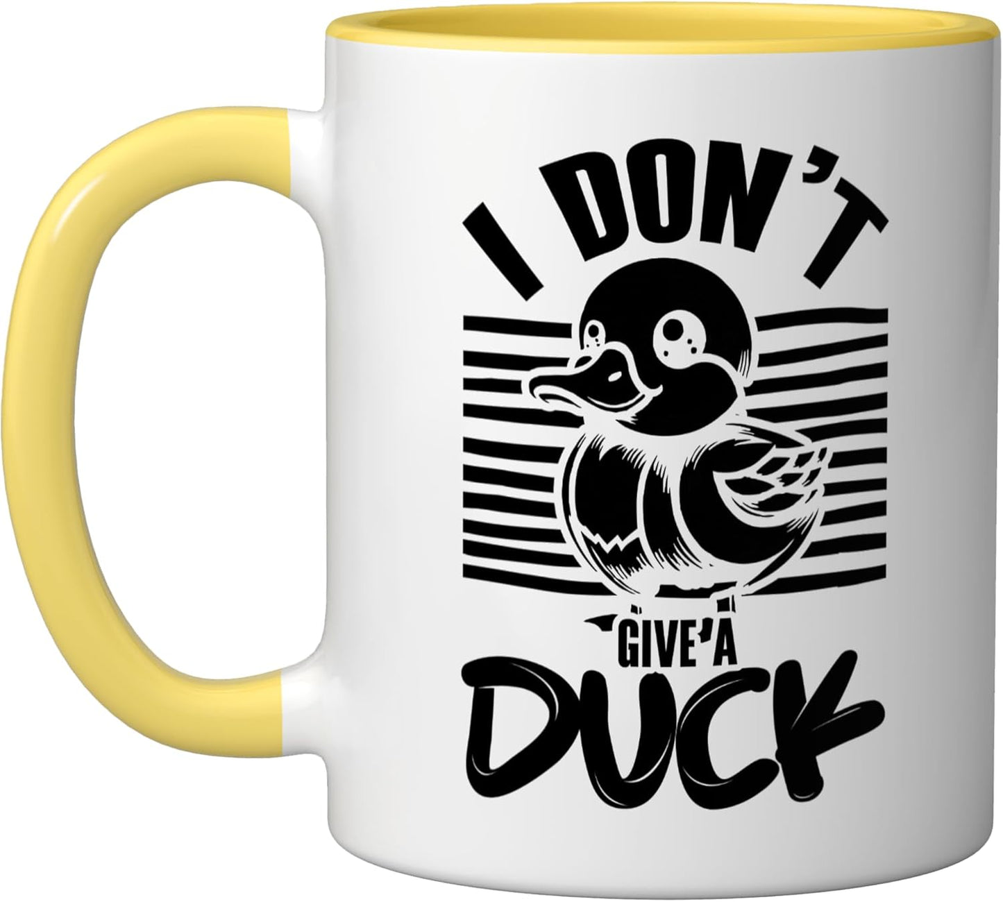 Taza Cerámica Mallard Duck Lover Amarillo/Blanco