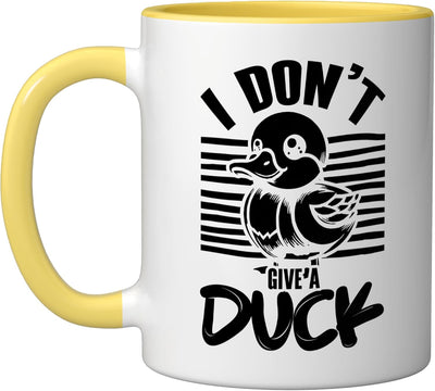 Taza Cerámica Mallard Duck Lover Amarillo/Blanco