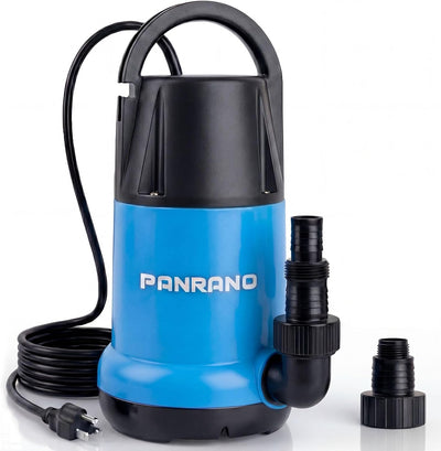 Bomba sumergible 1/3HP para drenaje hogar jardín piscina