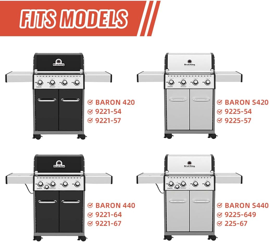 Repuesto parrilla Broil King Baron 320 420 440