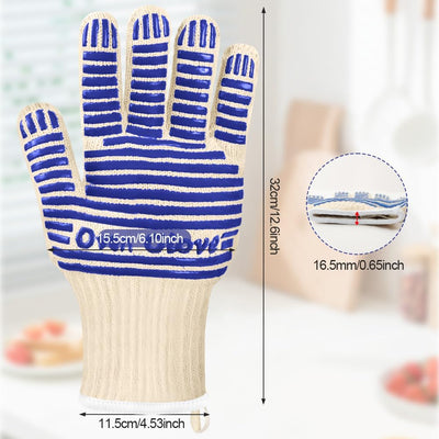 Guantes silicona antideslizantes para horno parrilla