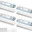 Pack 4 Guías Ajustables Puerta Corrediza con Elevadores Alfombra