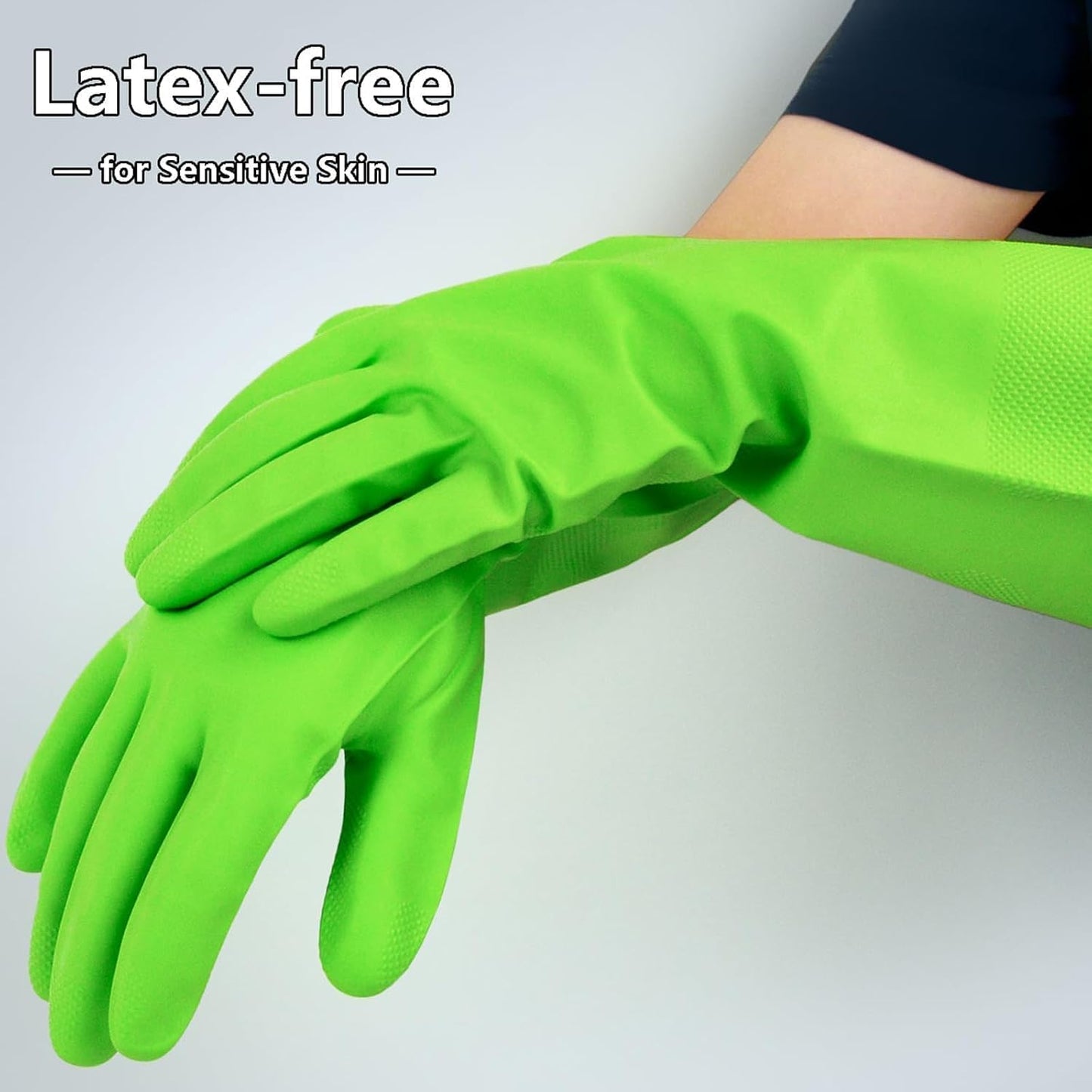 Set 3 Guantes de Goma para Lavar Platos
