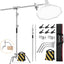 Soporte C acero inox 10.8ft con brazo luz estudio