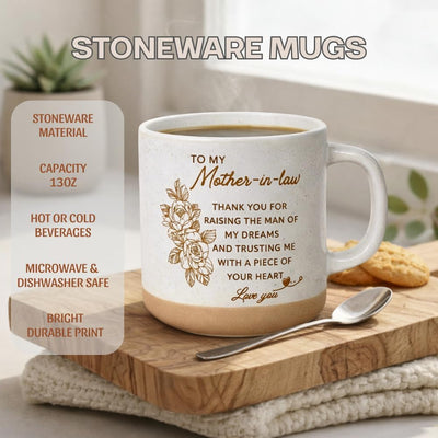 Taza de café de cerámica para mamá, suegra y nuera, 13.5 oz