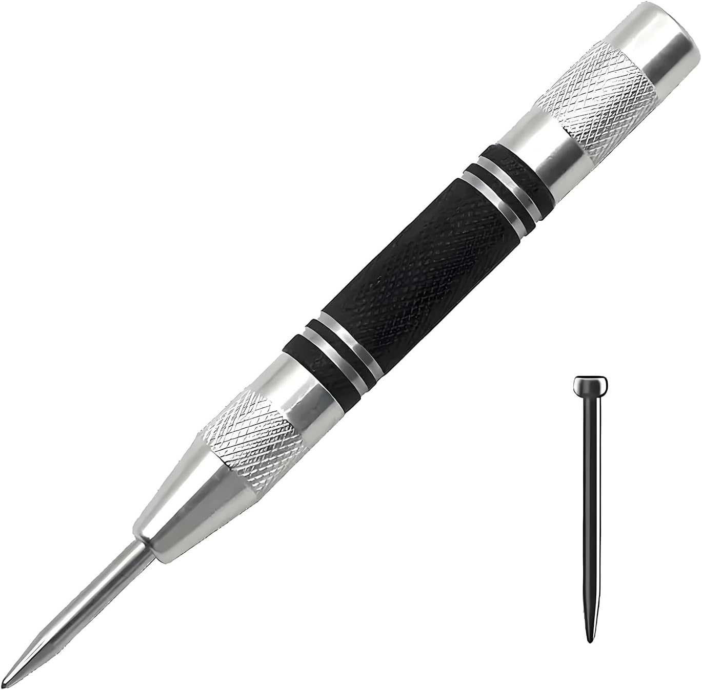 Punzón central automático 5pulg ajustable para vidrio plástico