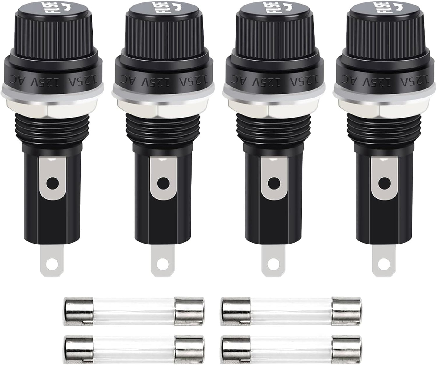 Portafusibles 0.2x1.18pulg 10A 250V