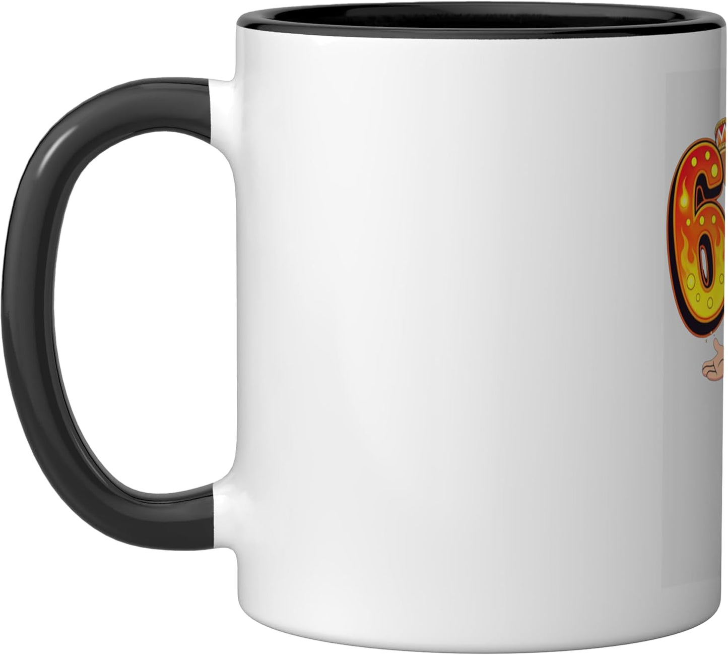 Taza Cerámica 67 Chiles Negro/Blanco