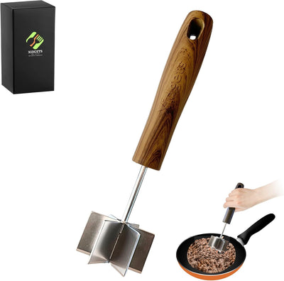 Picadora y trituradora de carne grande de acero inoxidable con 6 cuchillas