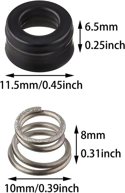 Kit resorte asiento 16 pzas para baño cocina