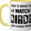 Taza cerámica para ave mascota amarillo/blanco