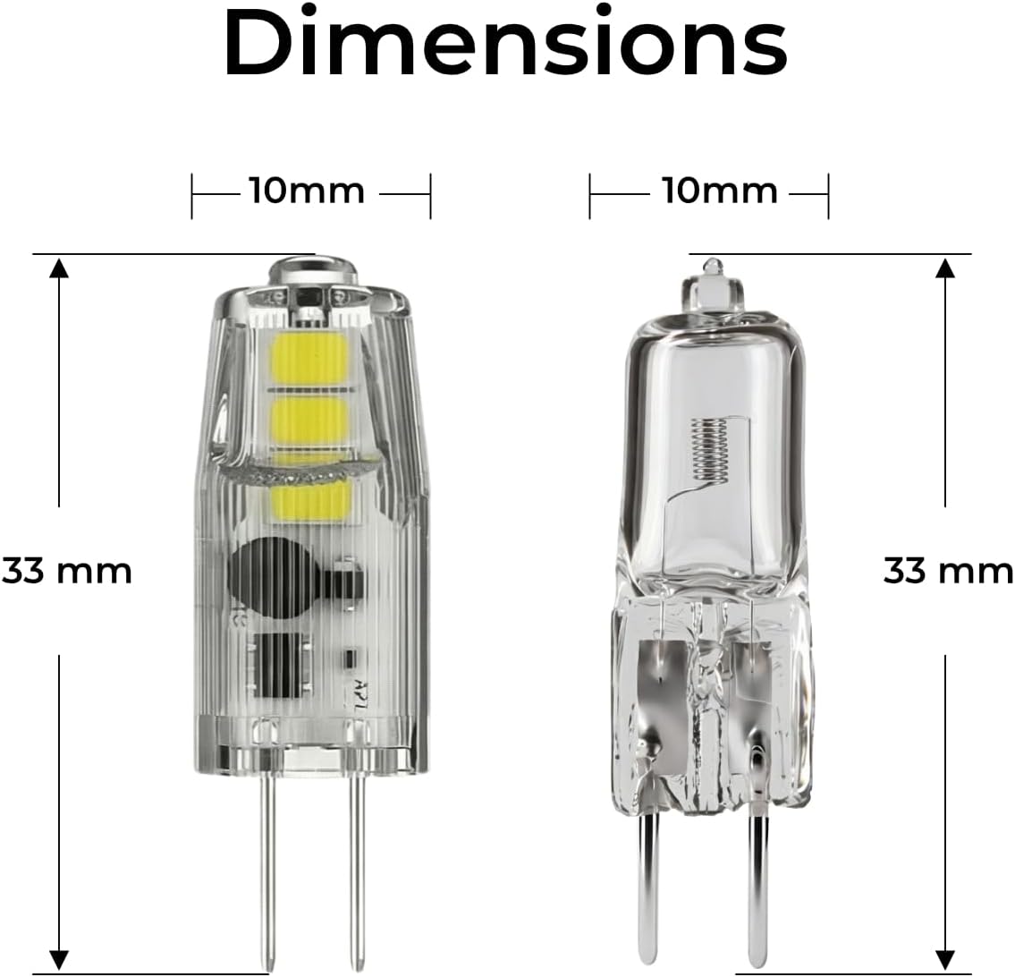 Bombilla LED G4 12 V equivalente a 20 W blanco cálido 3000 K