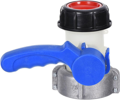 Adaptador IBC 1000L DN50 válvula mariposa riego jardín