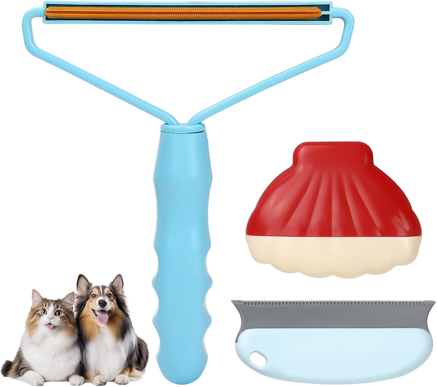 Paquete 3 Herramientas Eliminación Pelo Mascotas Reutilizable