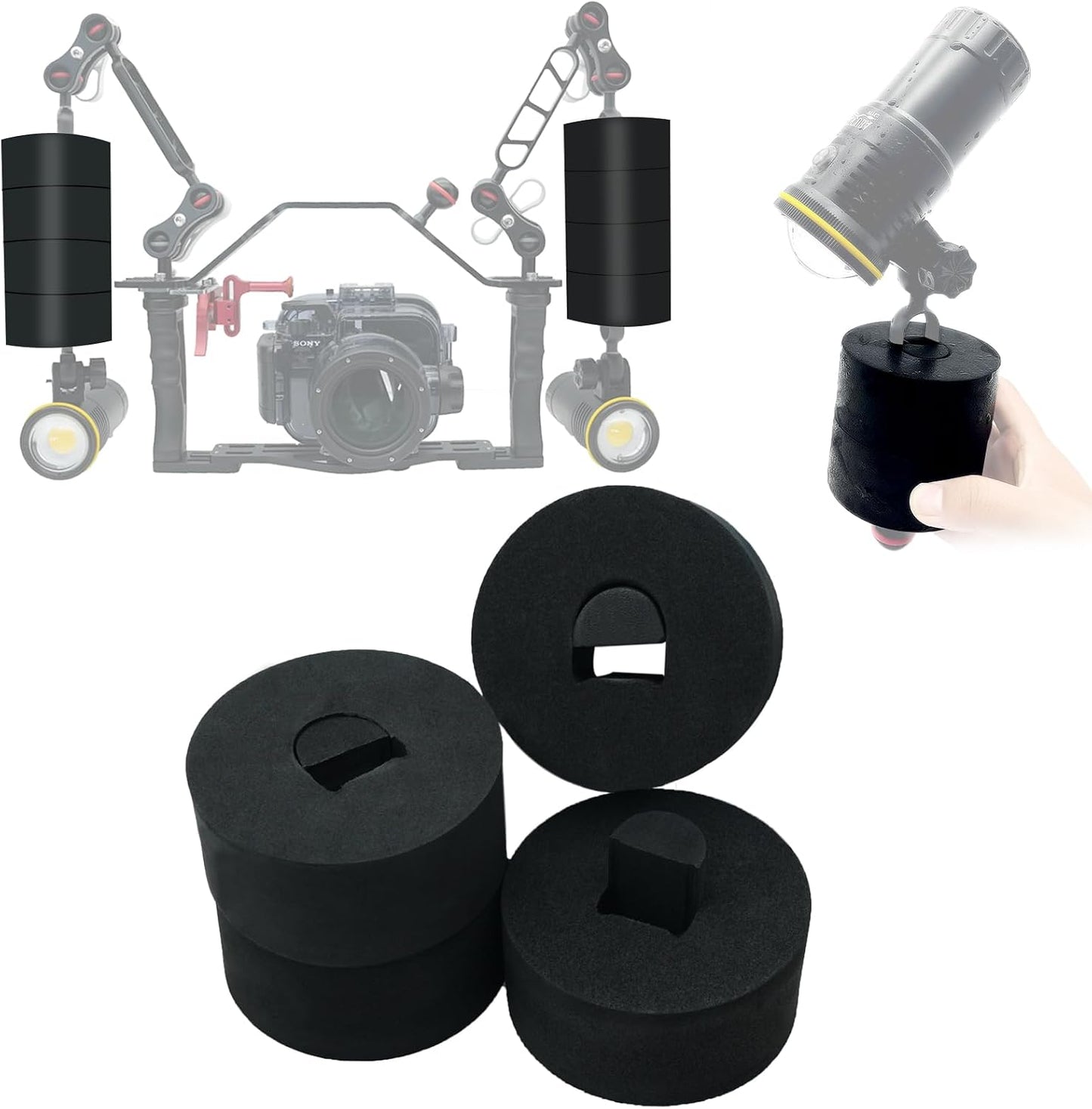 Kit flotación brazos ultraligero para mar