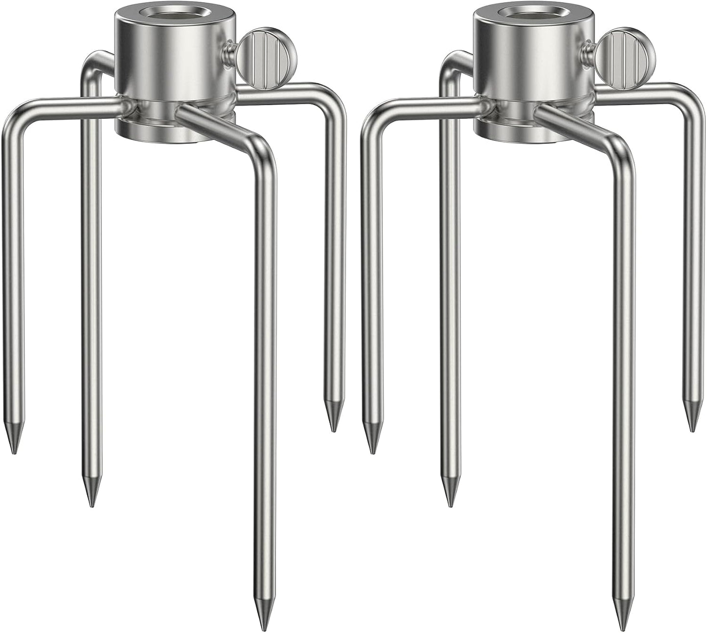 Tenedores asador acero inox 5/16pulg 1 par