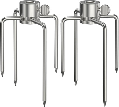 Tenedores asador acero inox 5/16pulg 1 par