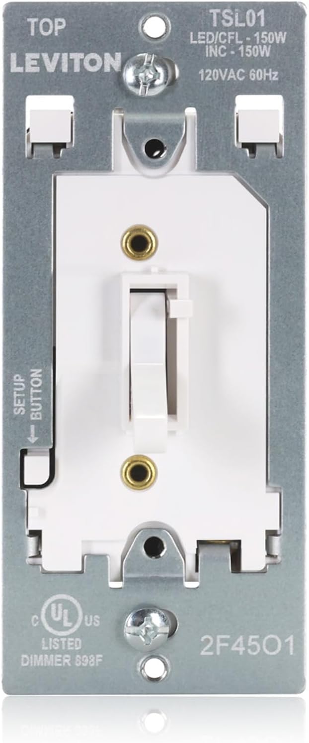 Interruptor atenuación LED regulable 150W blanco