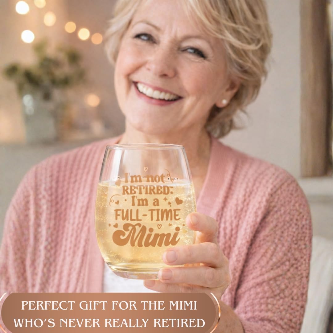 Copa vino sin tallo 12oz regalo día madre abuela