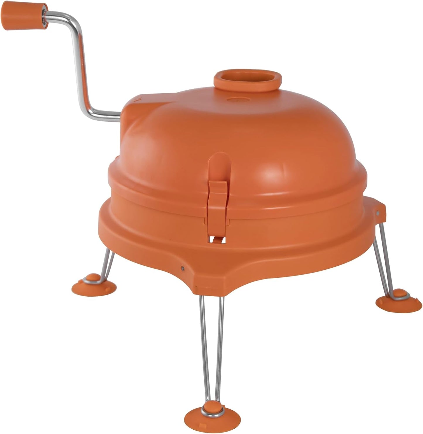 Cortadora manual de mesa resistente para verduras naranja