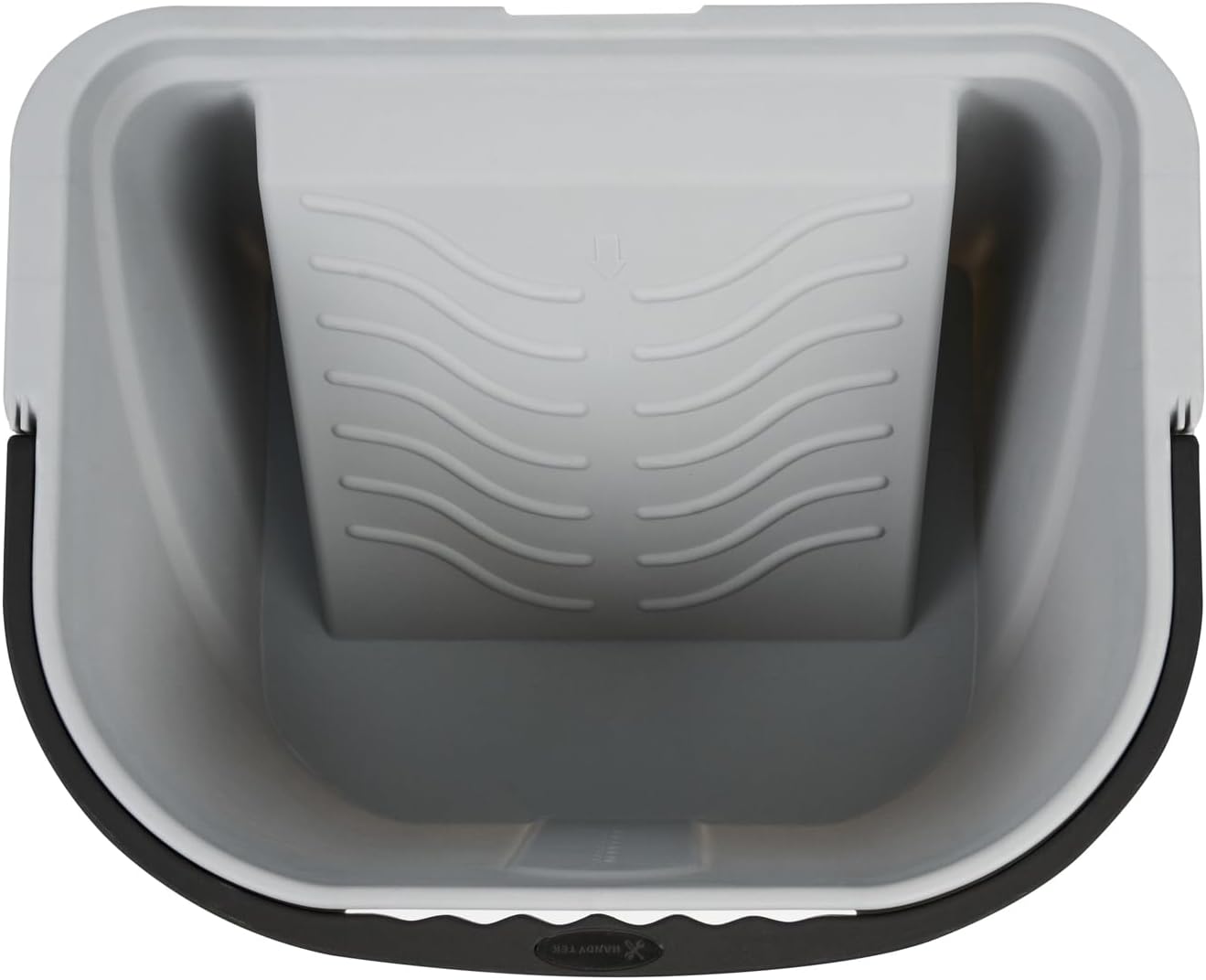 Cubo pintura duradero 448oz plástico gris con mango