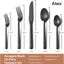 Set 20 Pzas Cubiertos Acero Inox Servicio 4 Satinado Mate