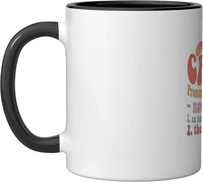 Taza cerámica retro para profesor de ciencias con chiste sobre gatos
