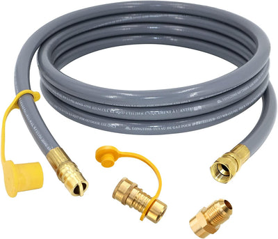 Manguera gas natural 12ft 1/2pulg conexión rápida RV