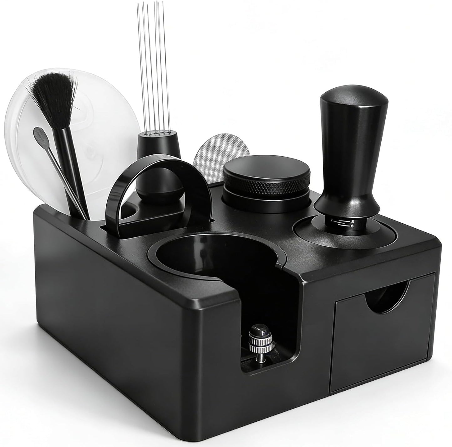 Kit accesorios espresso anillo captura polvo prensador