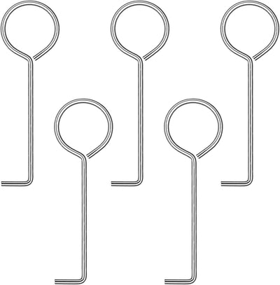 5 Ganchos Elevación Acero Inox para Desagües Ducha