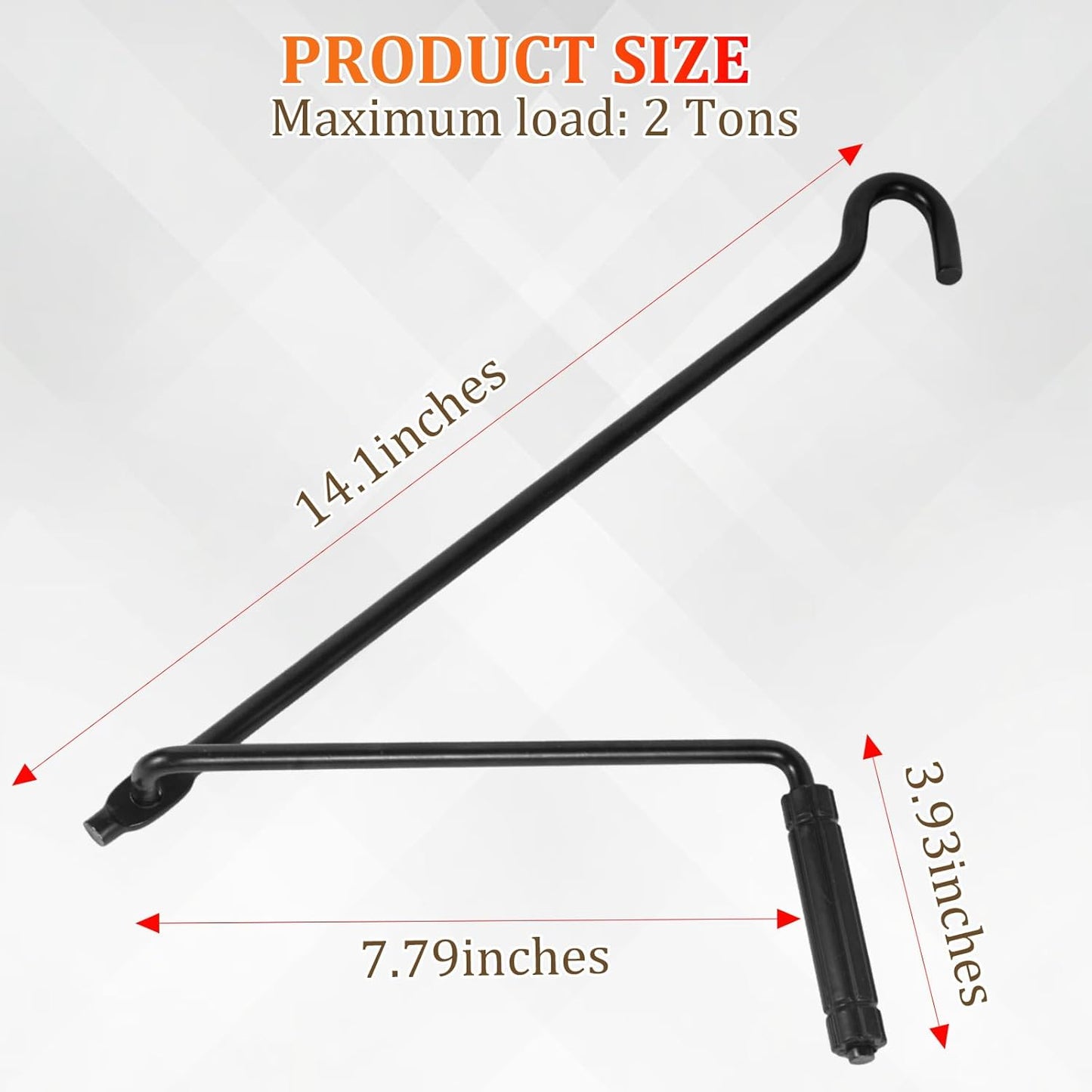 Llave de mango de gato plegable acero 2 toneladas