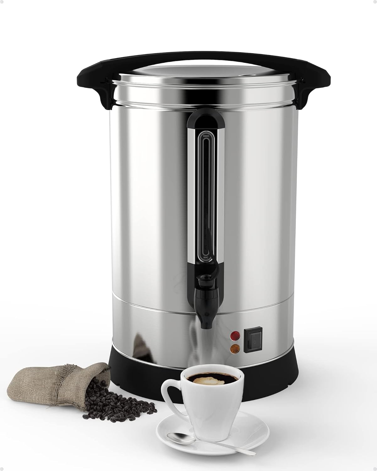 100 Cup Cafetera Acero Inox 14l para Eventos