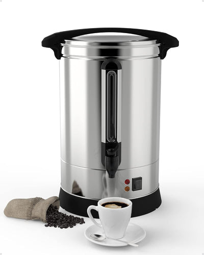 100 Cup Cafetera Acero Inox 14l para Eventos