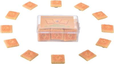 Paquete de 12 imanes de nevera con galletas de queso divertidos