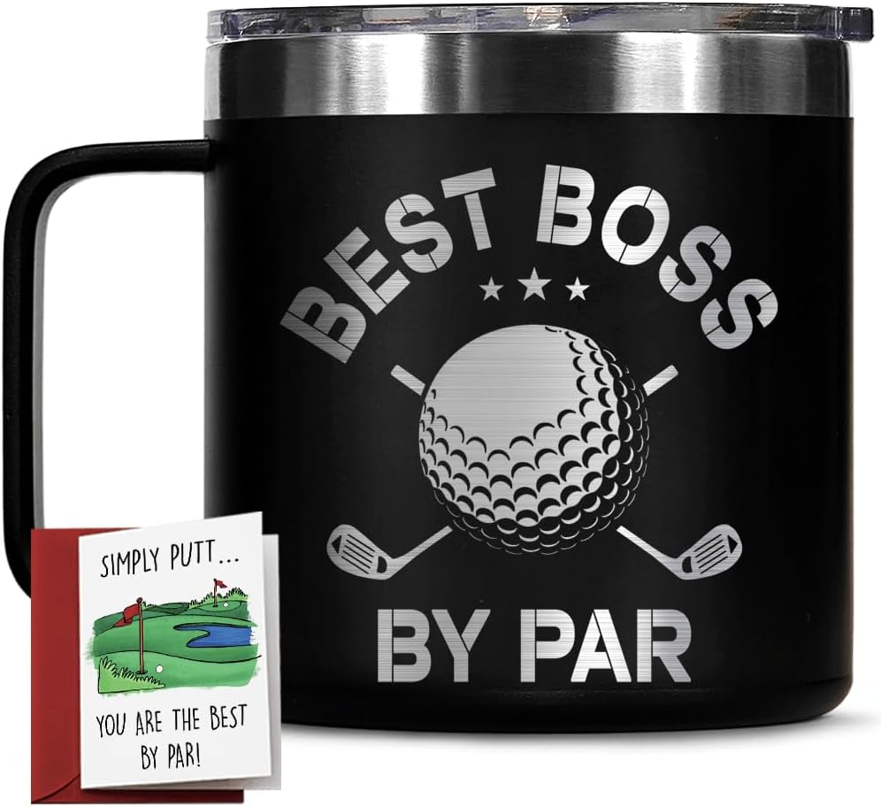 Vaso de golf para hombres y mujeres regalo para jefes