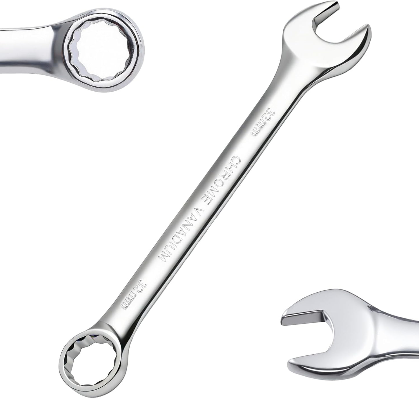 Llave combinada métrica 1.260pulg 12 puntos acero galvanizado