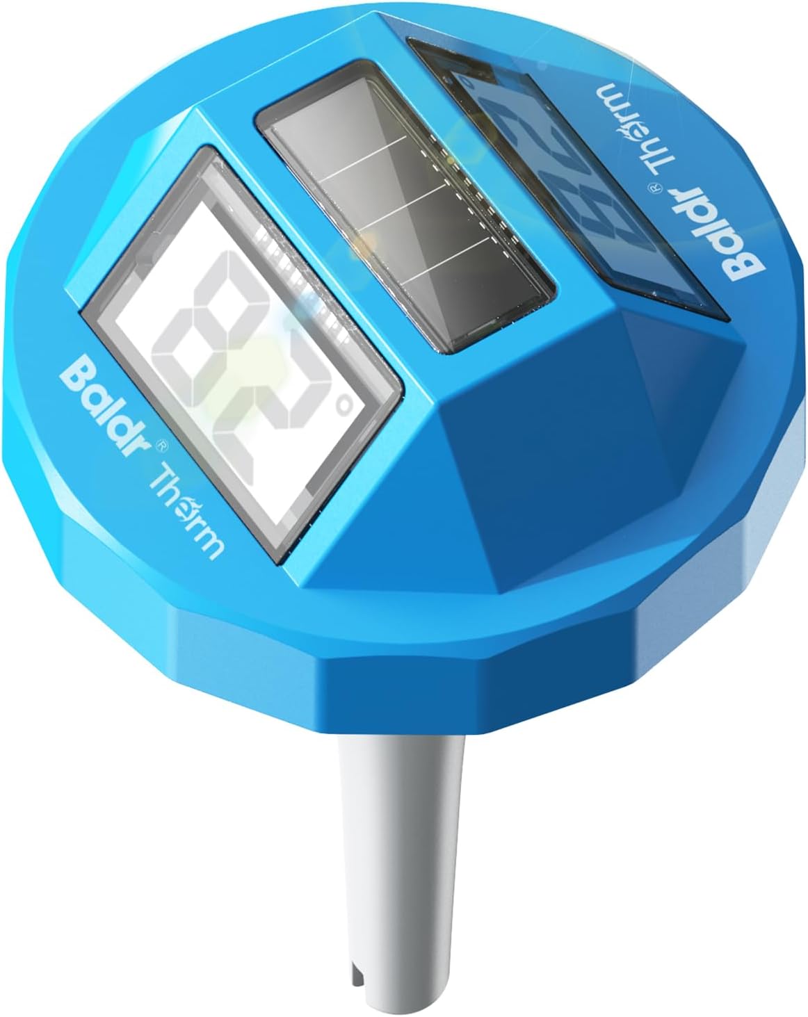 Termómetro piscina flotante solar pantalla LCD IPX8