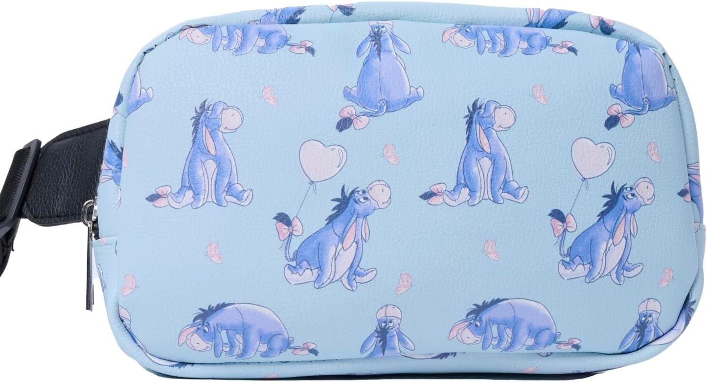 Riñonera cruzada mujer Eeyore AOP azul
