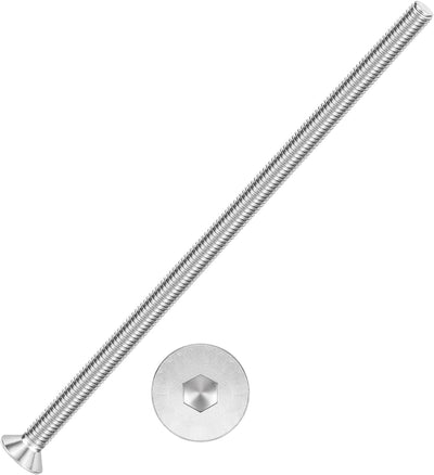 Pernos avellanados M3-0.5 x 90 acero inox 304 plateados