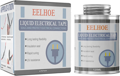 Cinta eléctrica líquida 4.2oz aislante goma sellador flexible