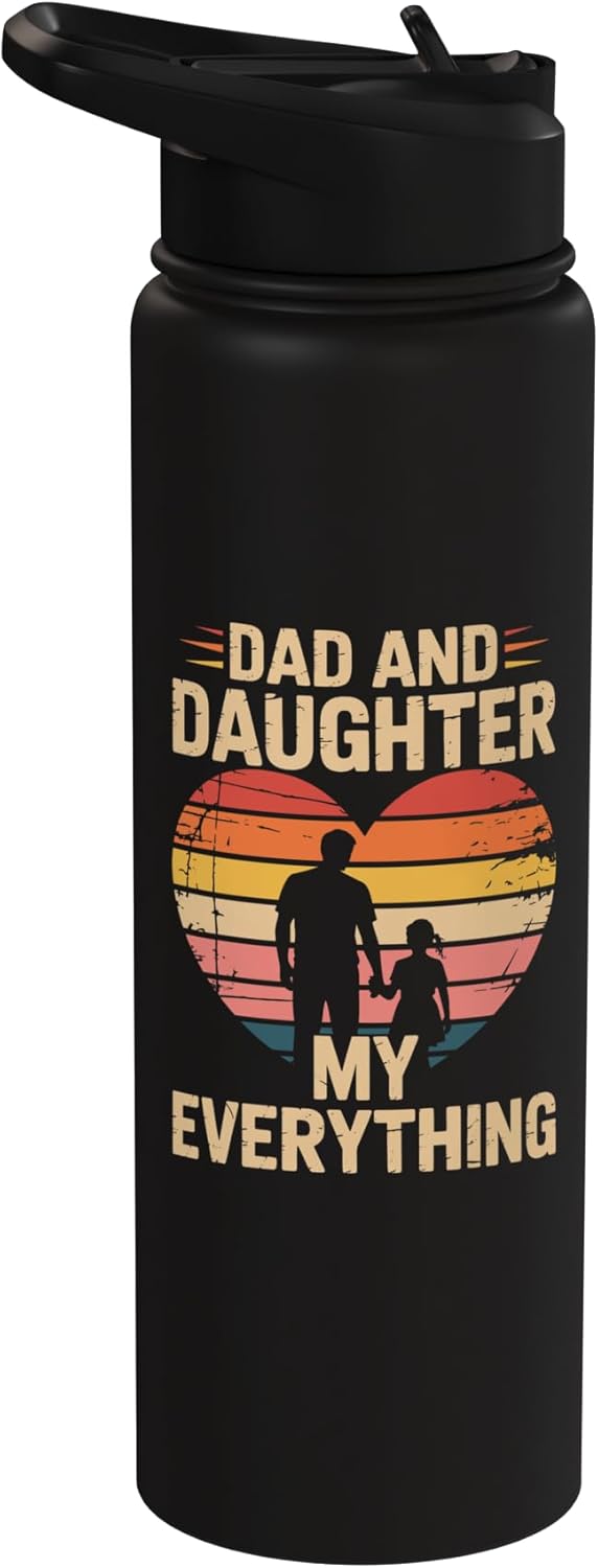 Botella de agua acero inoxidable padre hija sin BPA