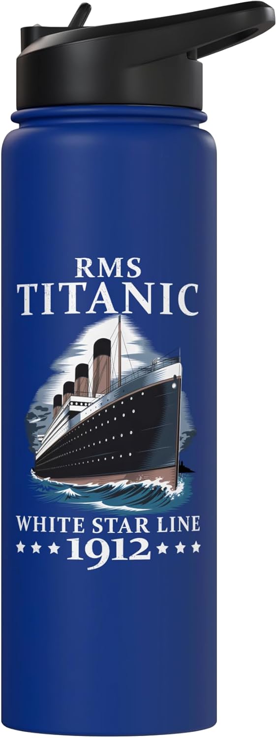 Botella de agua acero inoxidable Titanic para niños y niñas