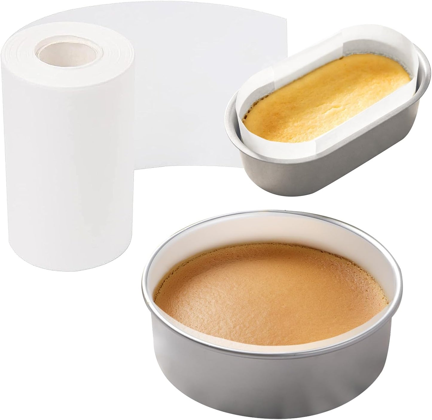 Rollo revestimiento lateral moldes tarta 4pulg x164ft
