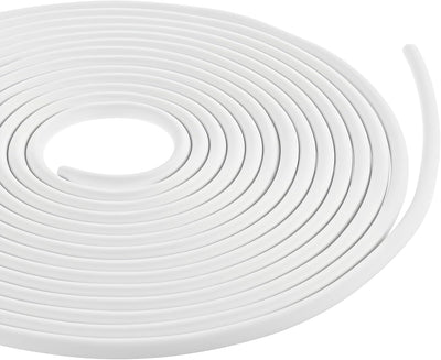 Barra trasera 1/4pulg 16.4pies protege calafateo goma blanca