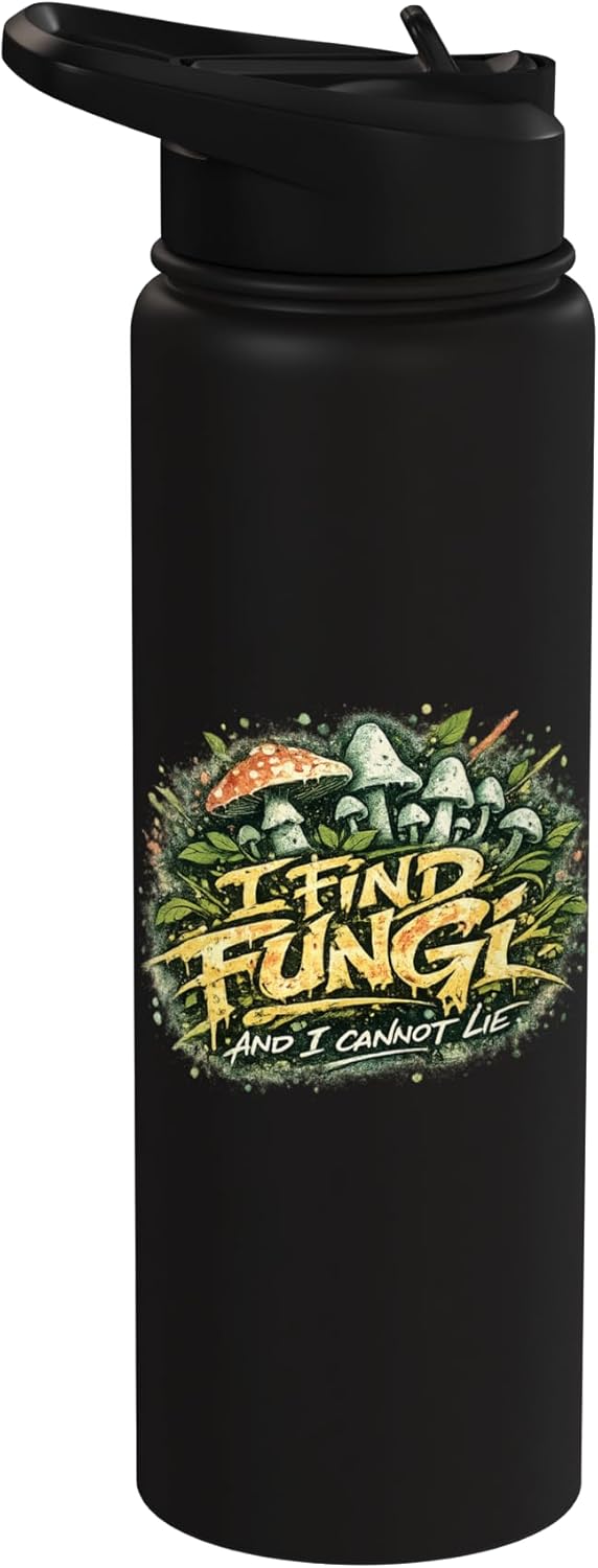 Botella de agua aislada de acero inoxidable I Find Fungi