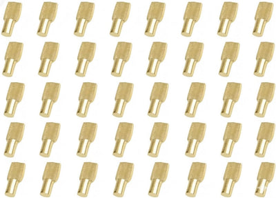 40 Pzas Clavijas para Estante Metal Forma Cuchara 5mm