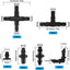 Kit 300 accesorios riego 1/4pulg conectores púas tees enchufe