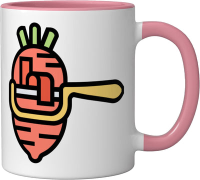 Mug cerámica para cocinar vegano con mango de patata