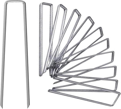 Estacas galvanizadas U 6pulg 25uds resistentes